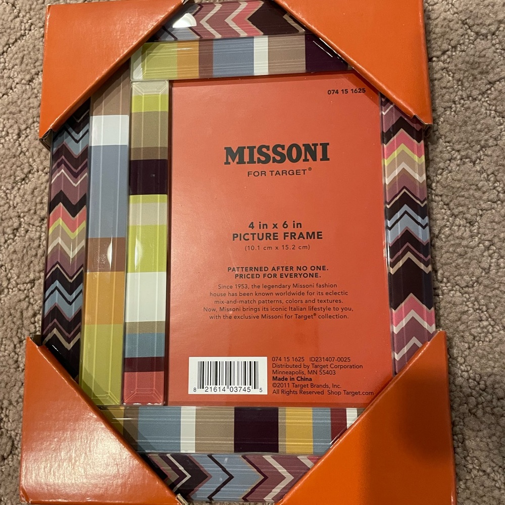 Missoni for Target brand new frame